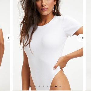 RIB FITTED TEE BODYSUIT